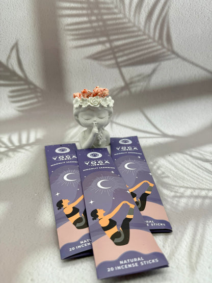 YOGA Räucherstäbchen - Moonlit Jasmin (Süß/Blumig)