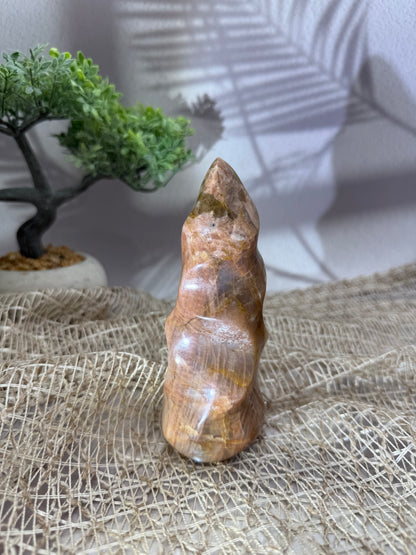 Aprikosen Mondstein Flamme
