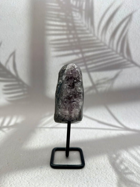 Achat-Amethyst auf Ständer I