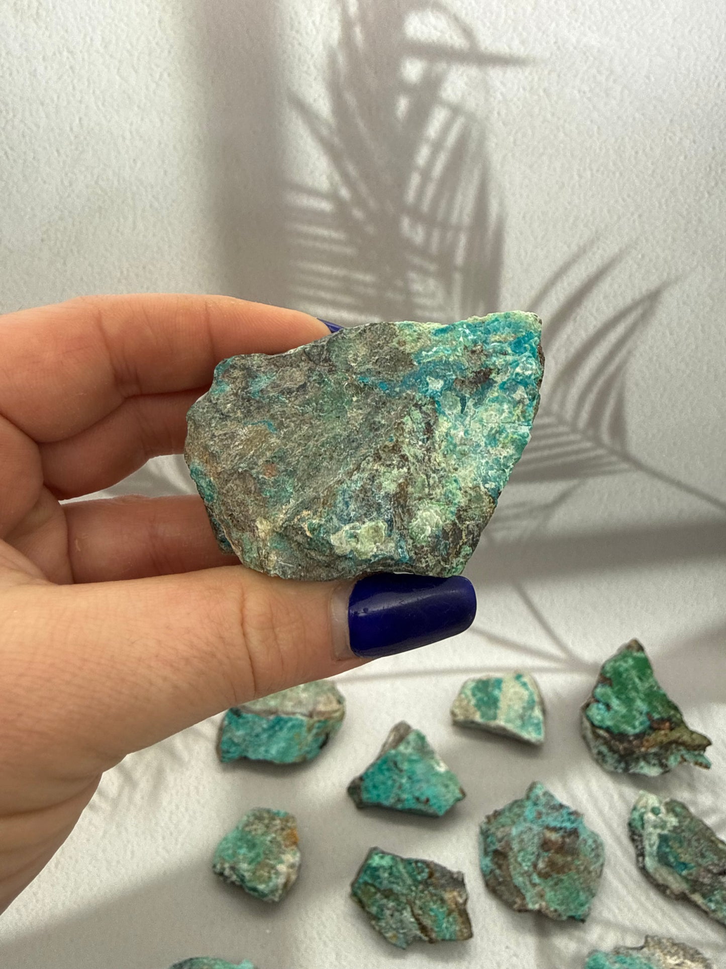 Chrysokoll Rohstücke Rarität