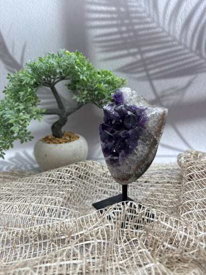 Sibirischer Amethyst auf Ständer - 1