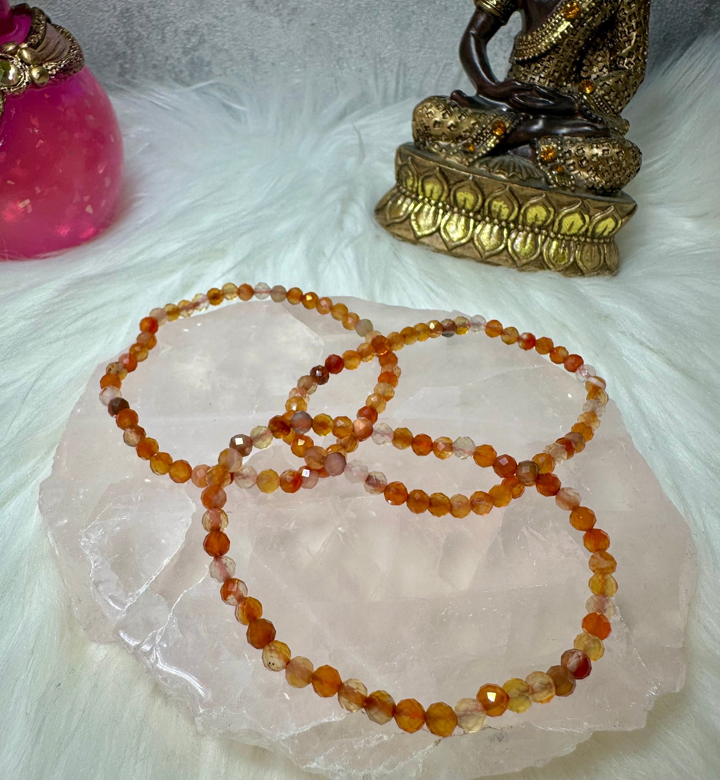 Karneol Armband facettiert
