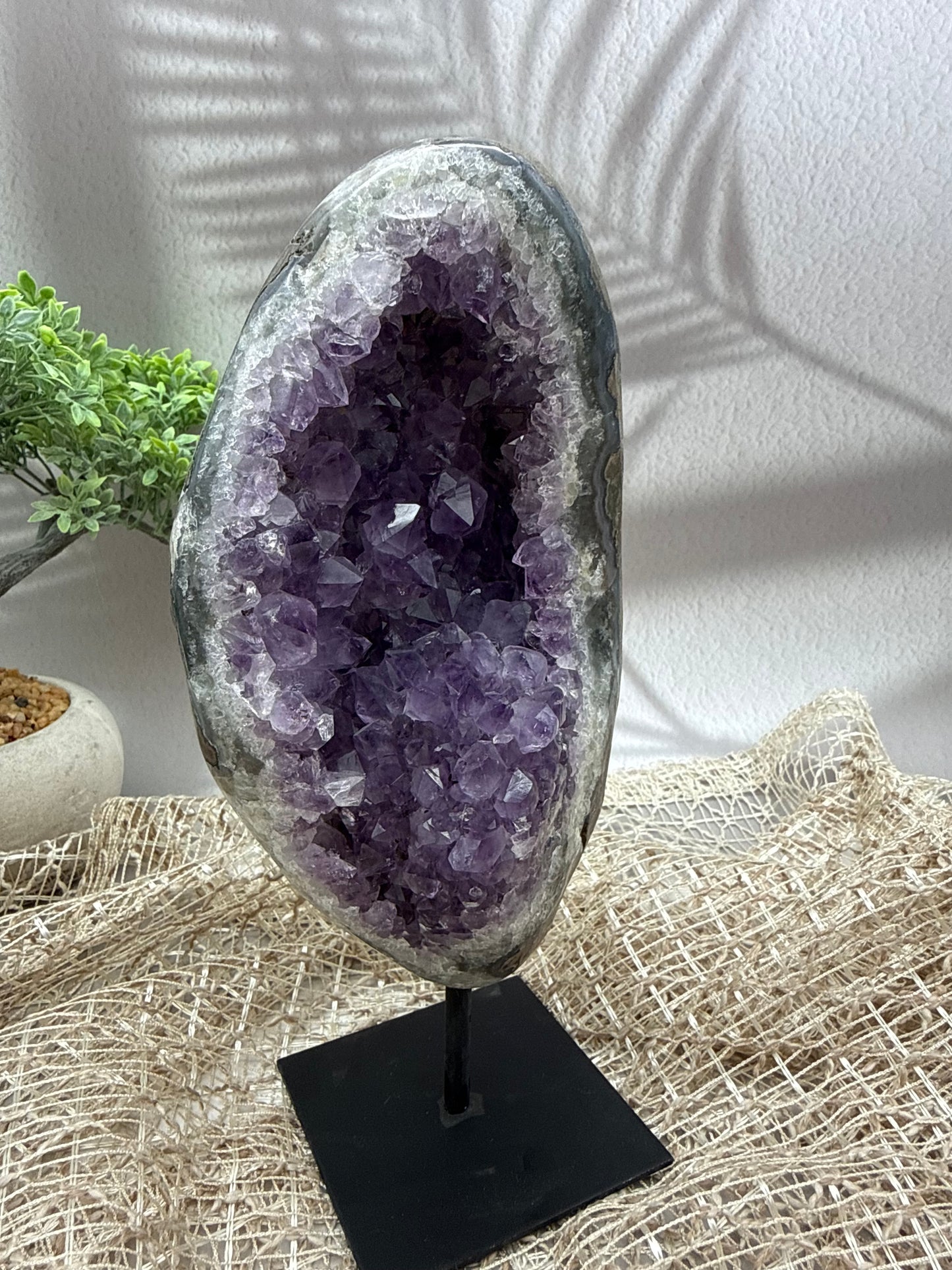 Sibirischer Amethyst auf Ständer - 3