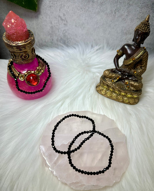 Goldobsidian Armband facettiert