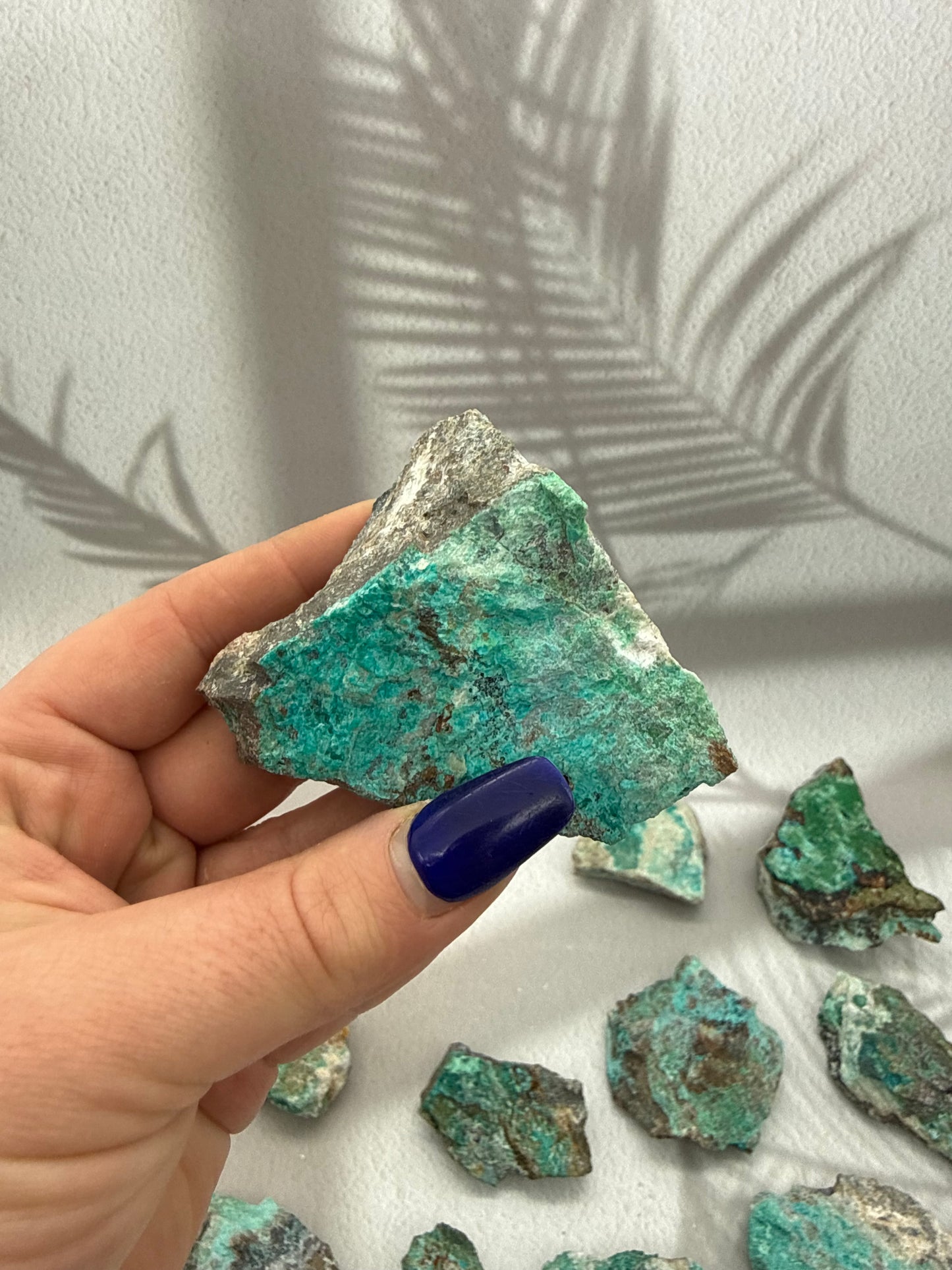 Chrysokoll Rohstücke Rarität