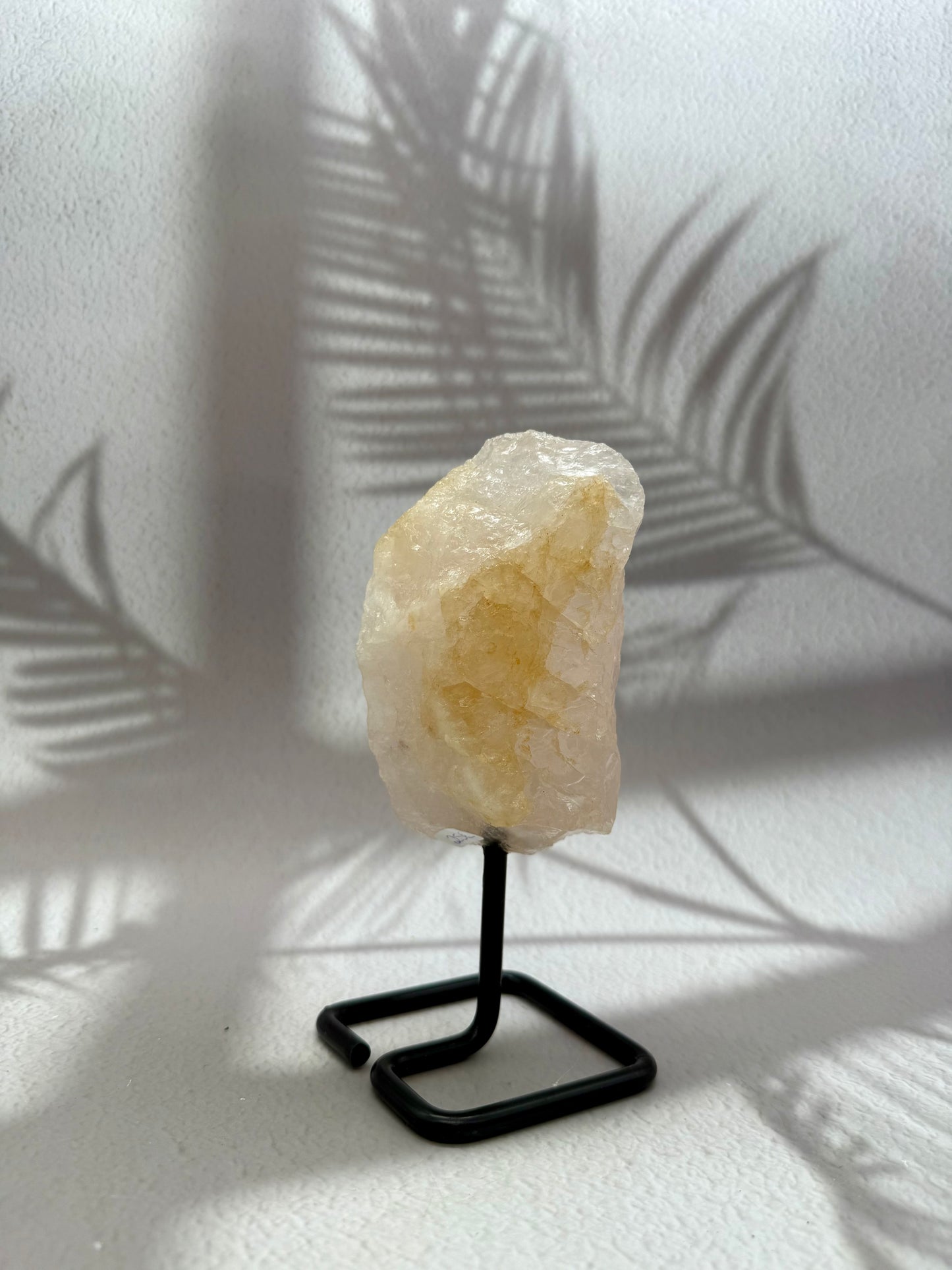 Rosenquarz auf Ständer