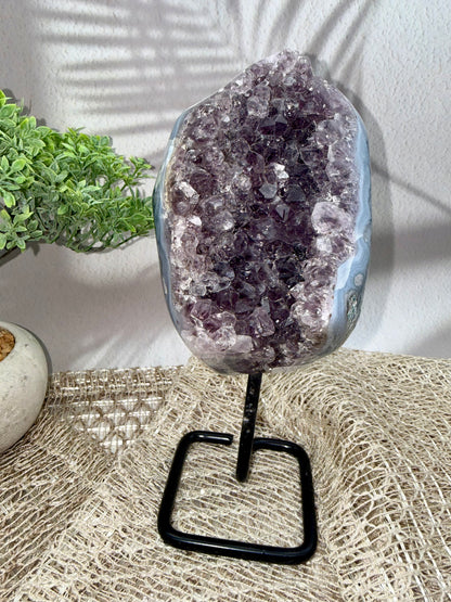 Amethyst x Achat Druse