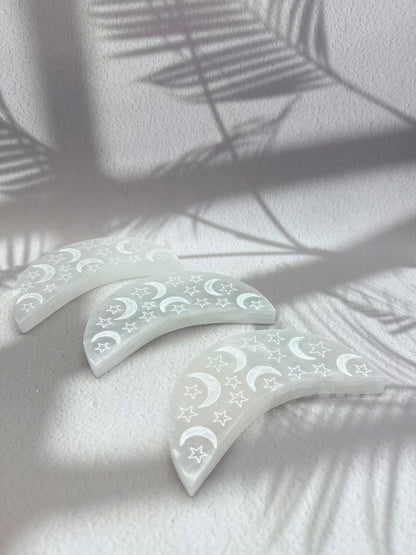 Selenit Ladeplatte Mond