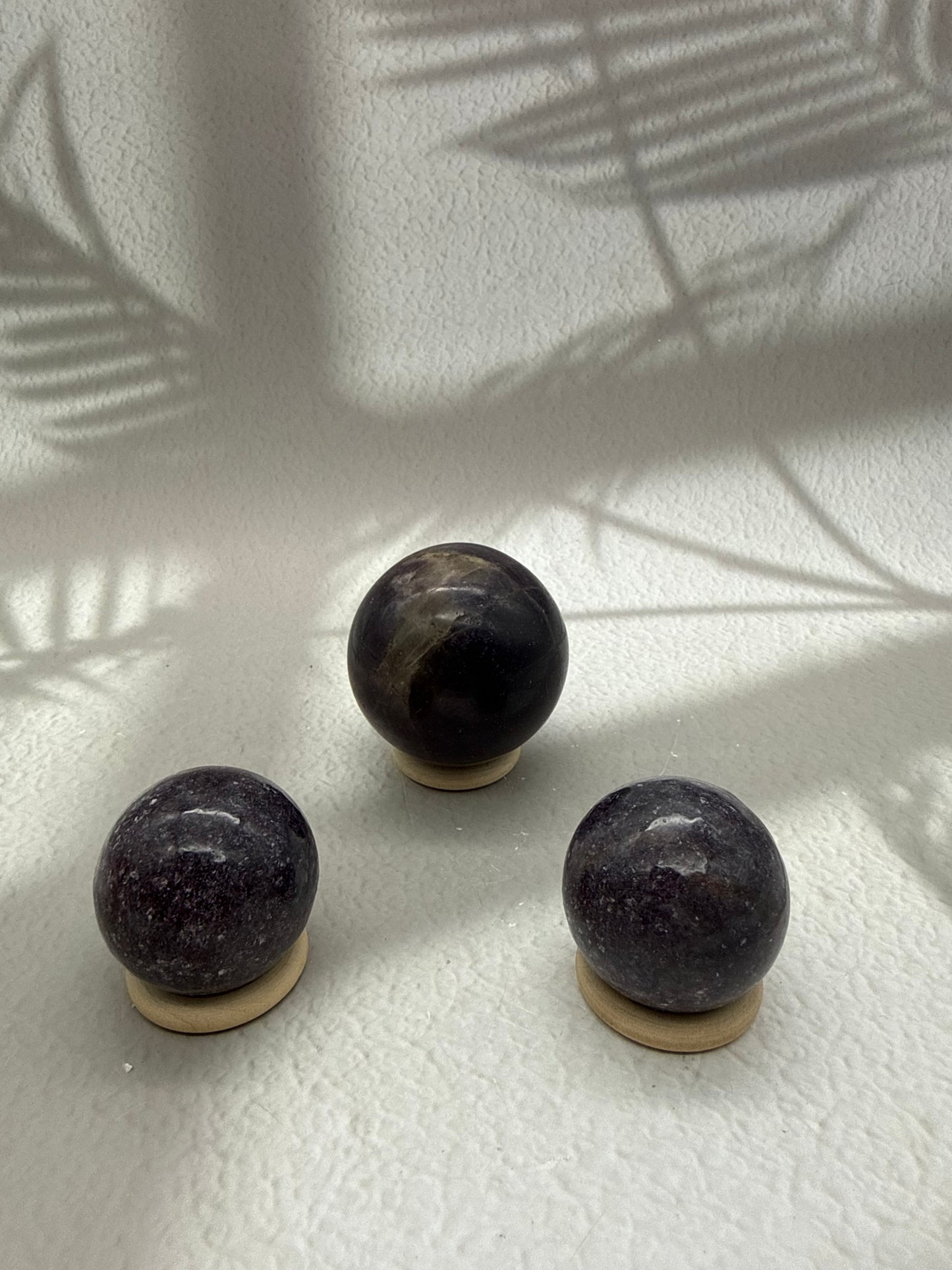 Lepidolith Kugeln 1-3