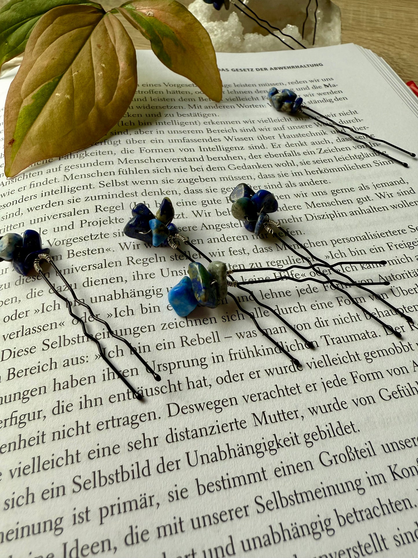 Lapislazuli Spangen - Anfertigung Sophia