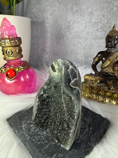 Graue Amethyst Druse