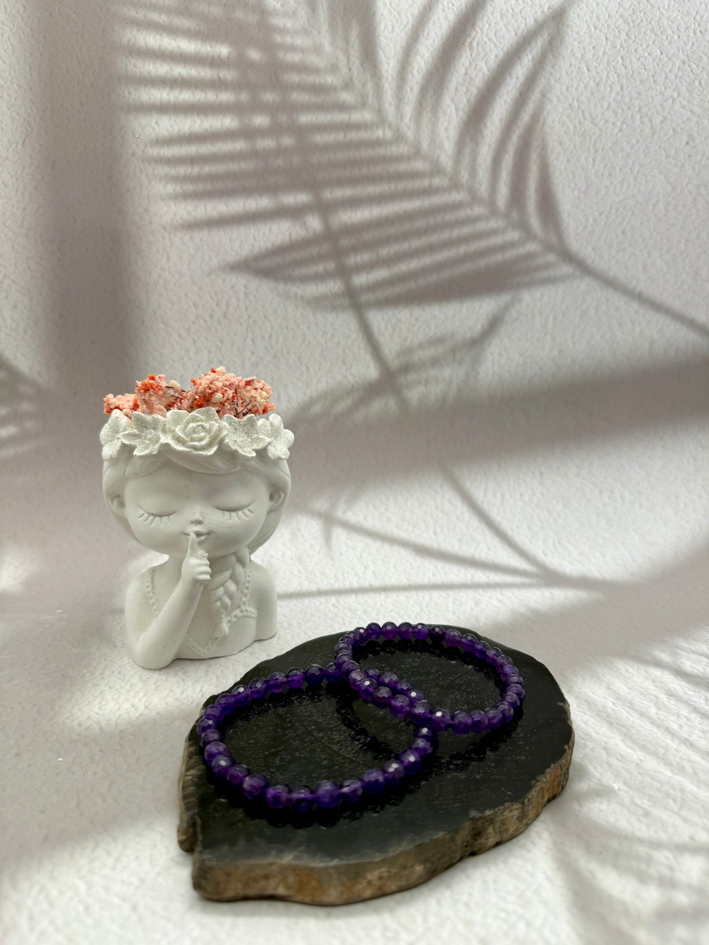 Facettiertes Amethyst Armband