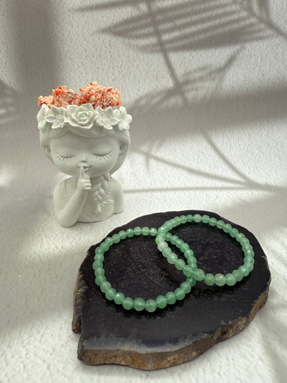 Facettiertes Aventurin Armband