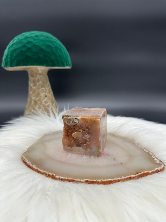 Pink Amethyst Würfel