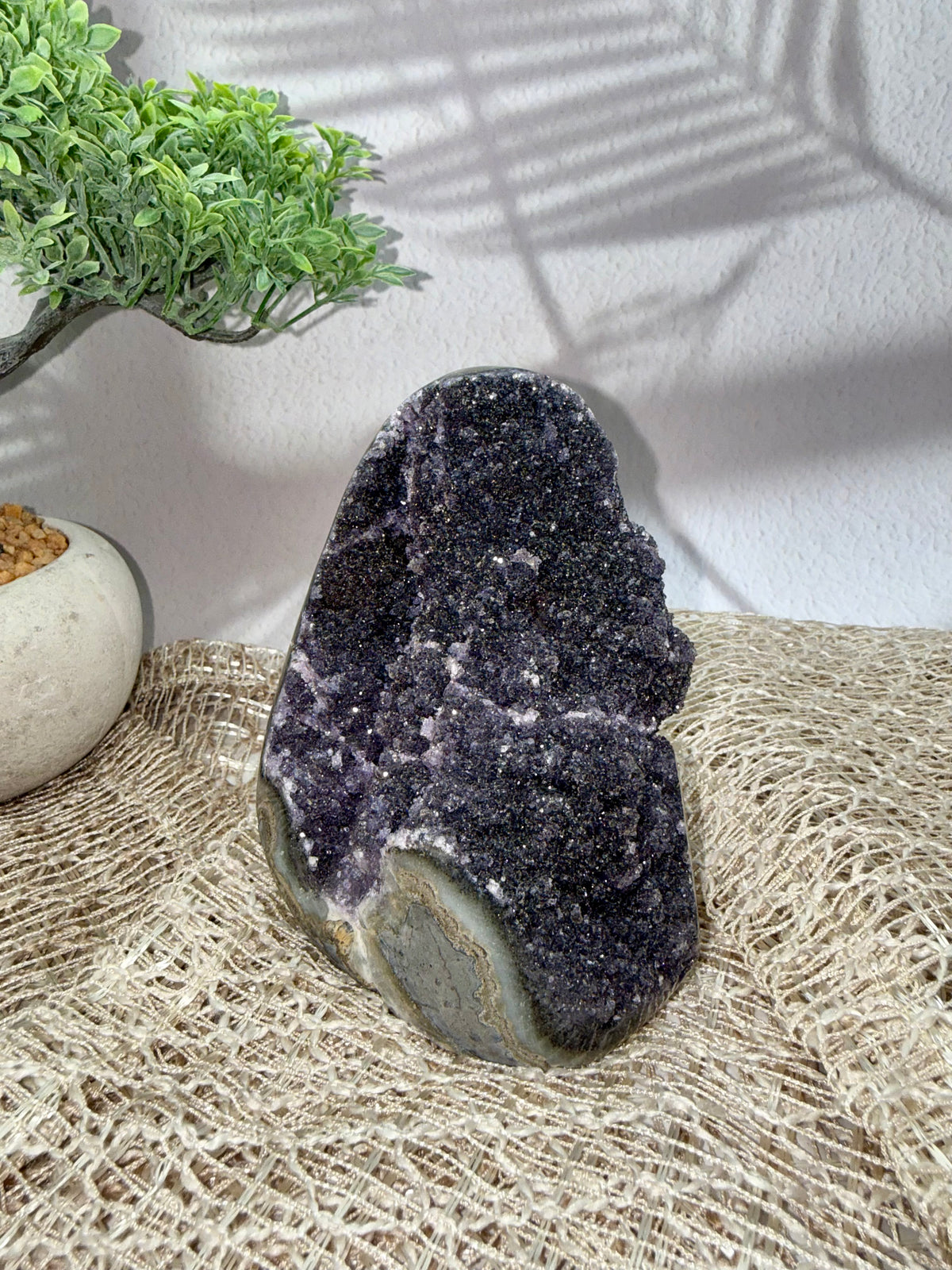 Amethyst Druse - grauviolett II