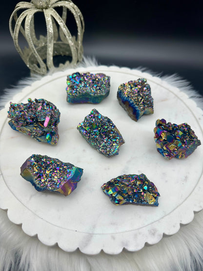 Titanium Stücke - groß - bedampft