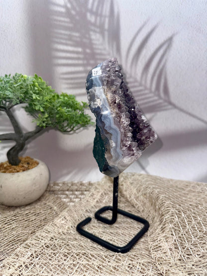 Amethyst x Achat Druse