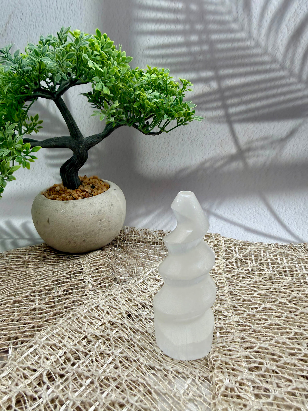 Selenit Spirale Mittel