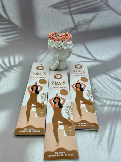 YOGA Räucherstäbchen - Tranquil Woods (Holzig)