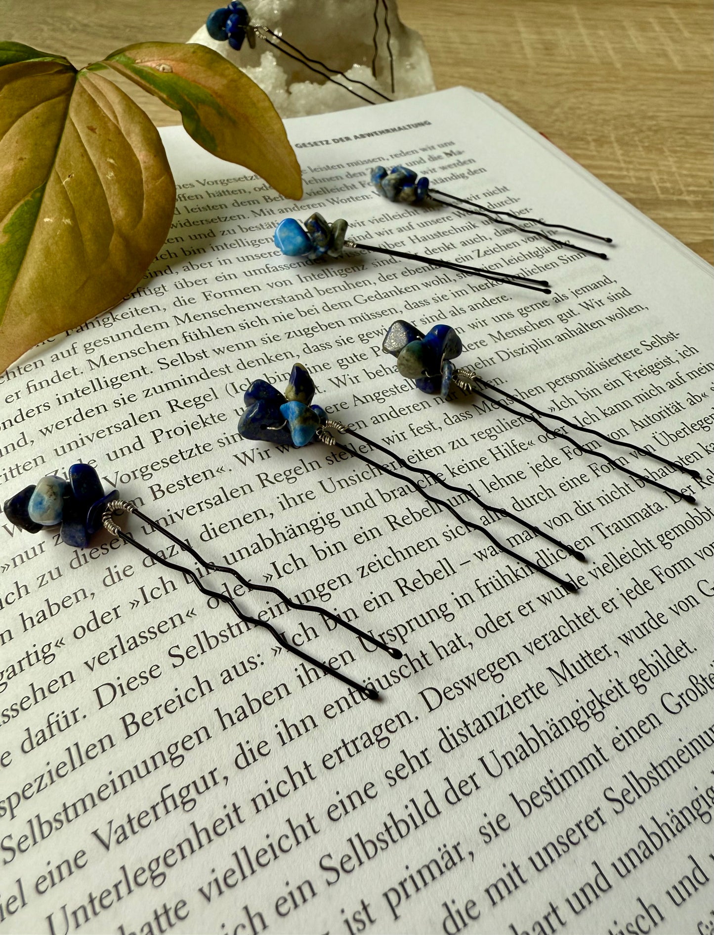 Lapislazuli Spangen - Anfertigung Sophia