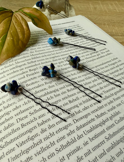 Lapislazuli Spangen - Anfertigung Sophia