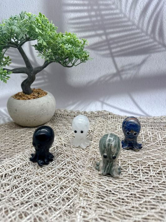 Oktopus Figuren 1-4