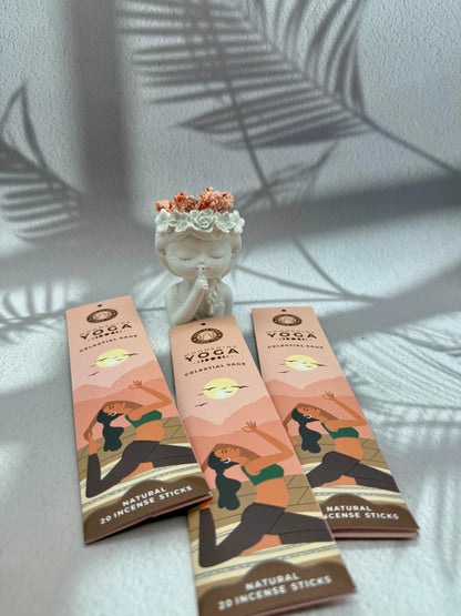 YOGA Räucherstäbchen - Celestial Sage (Salbei)