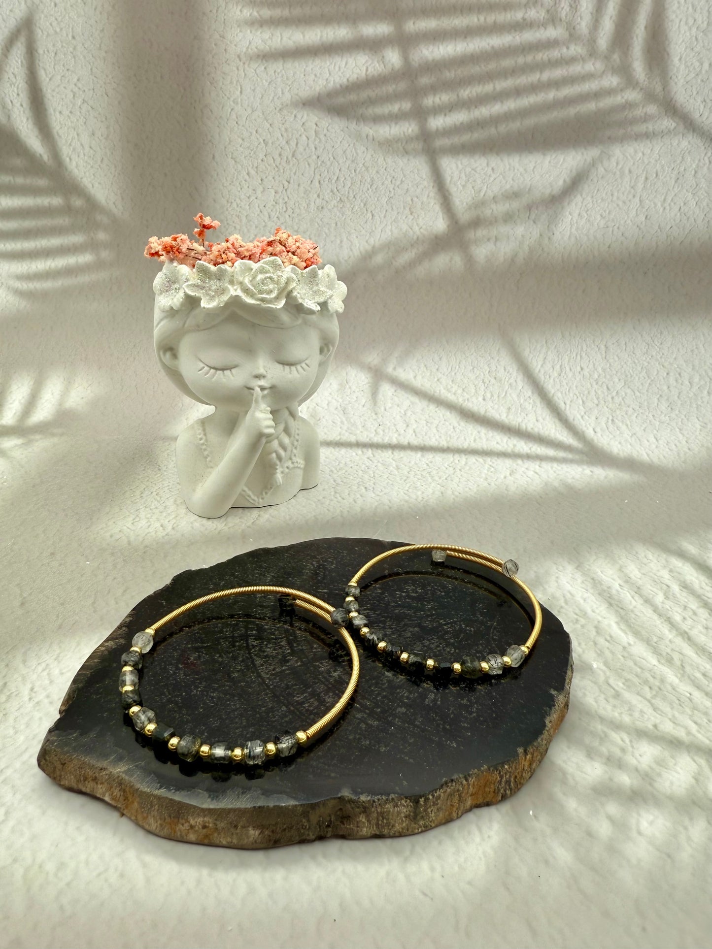 Turmalinquarz Kreolen Armband