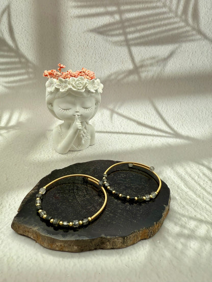 Turmalinquarz Kreolen Armband