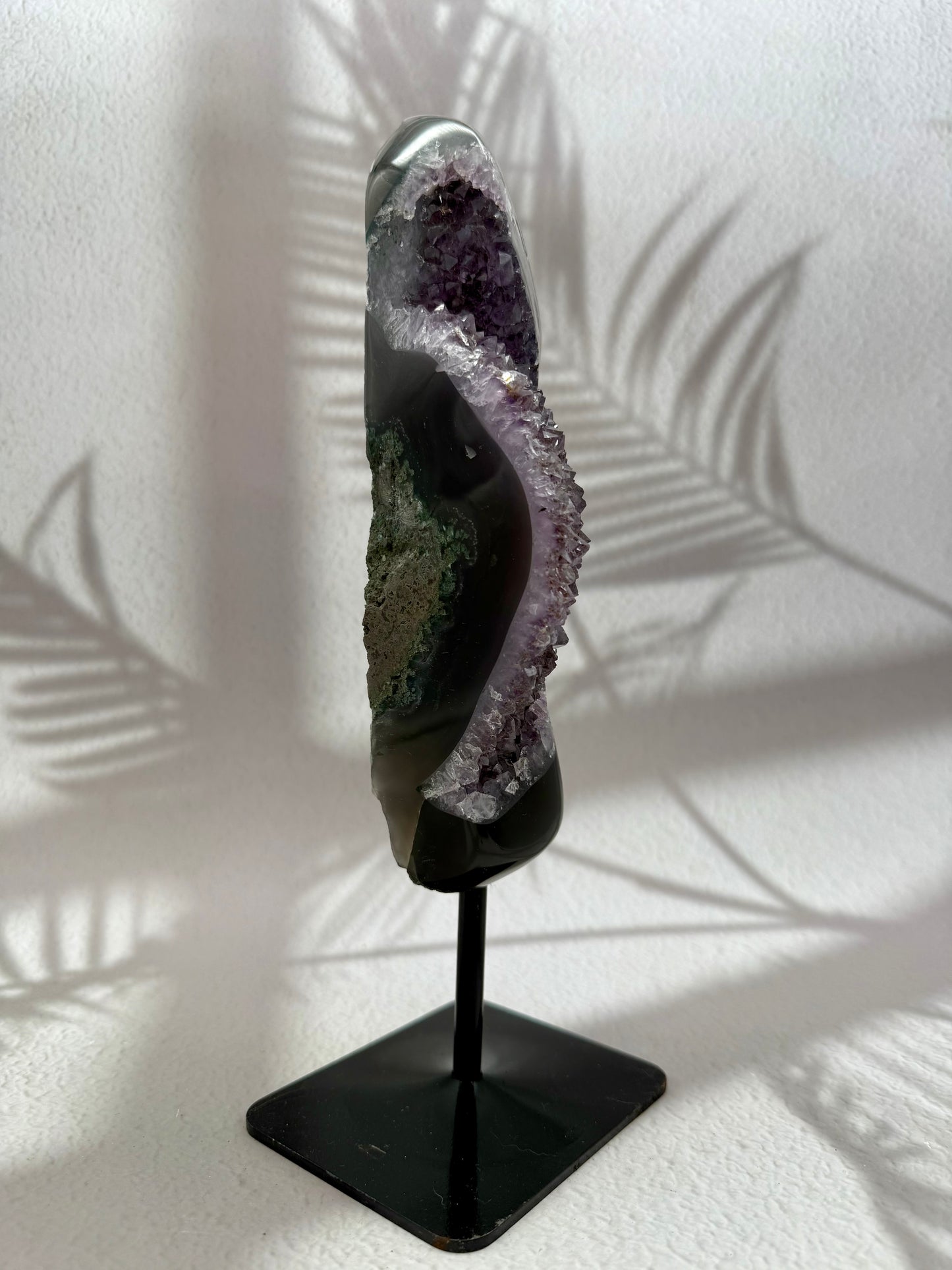 Achat / Amethyst auf Ständer