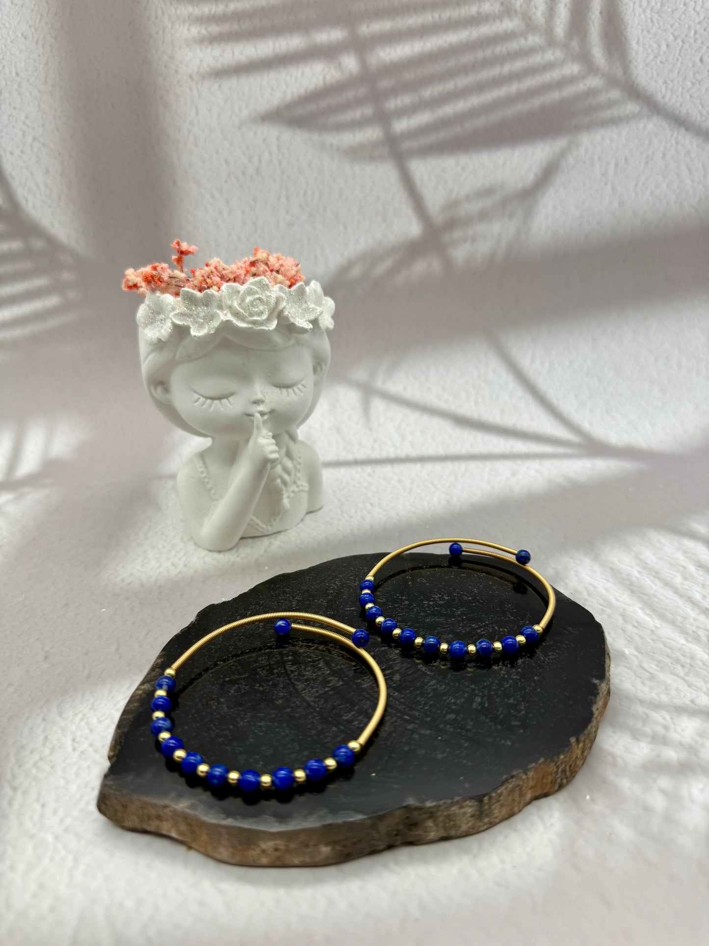 Lapislazuli Kreolen Armband