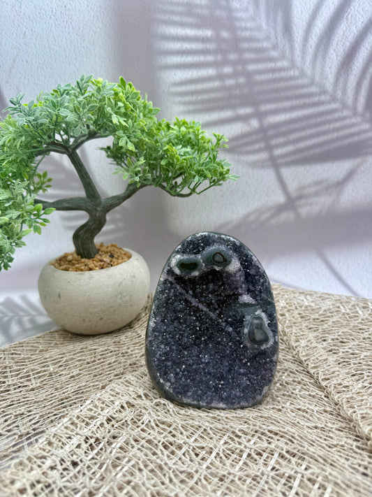Amethyst Druse - Dunkel violett