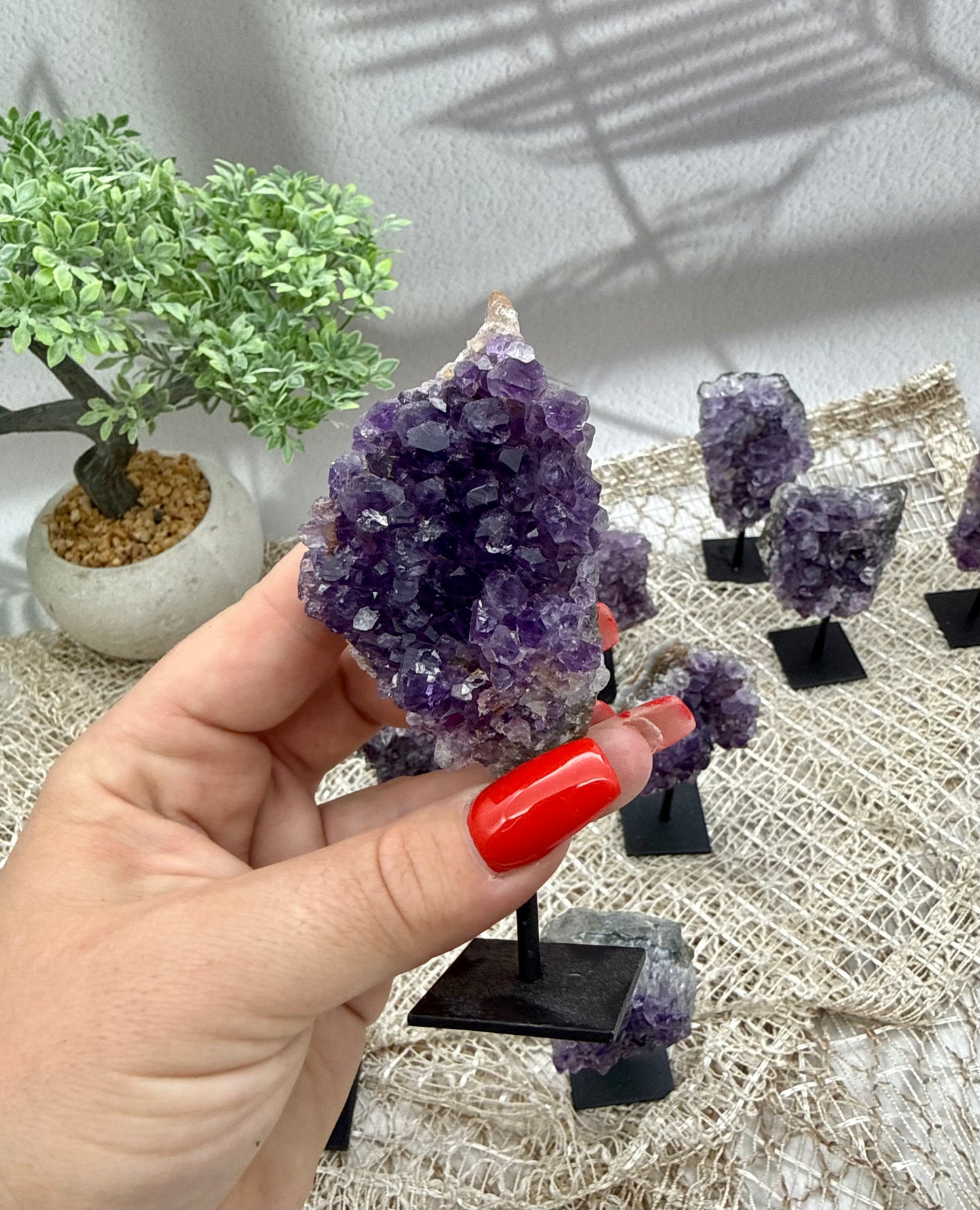 Amethyst mini auf Ständer - Mystery