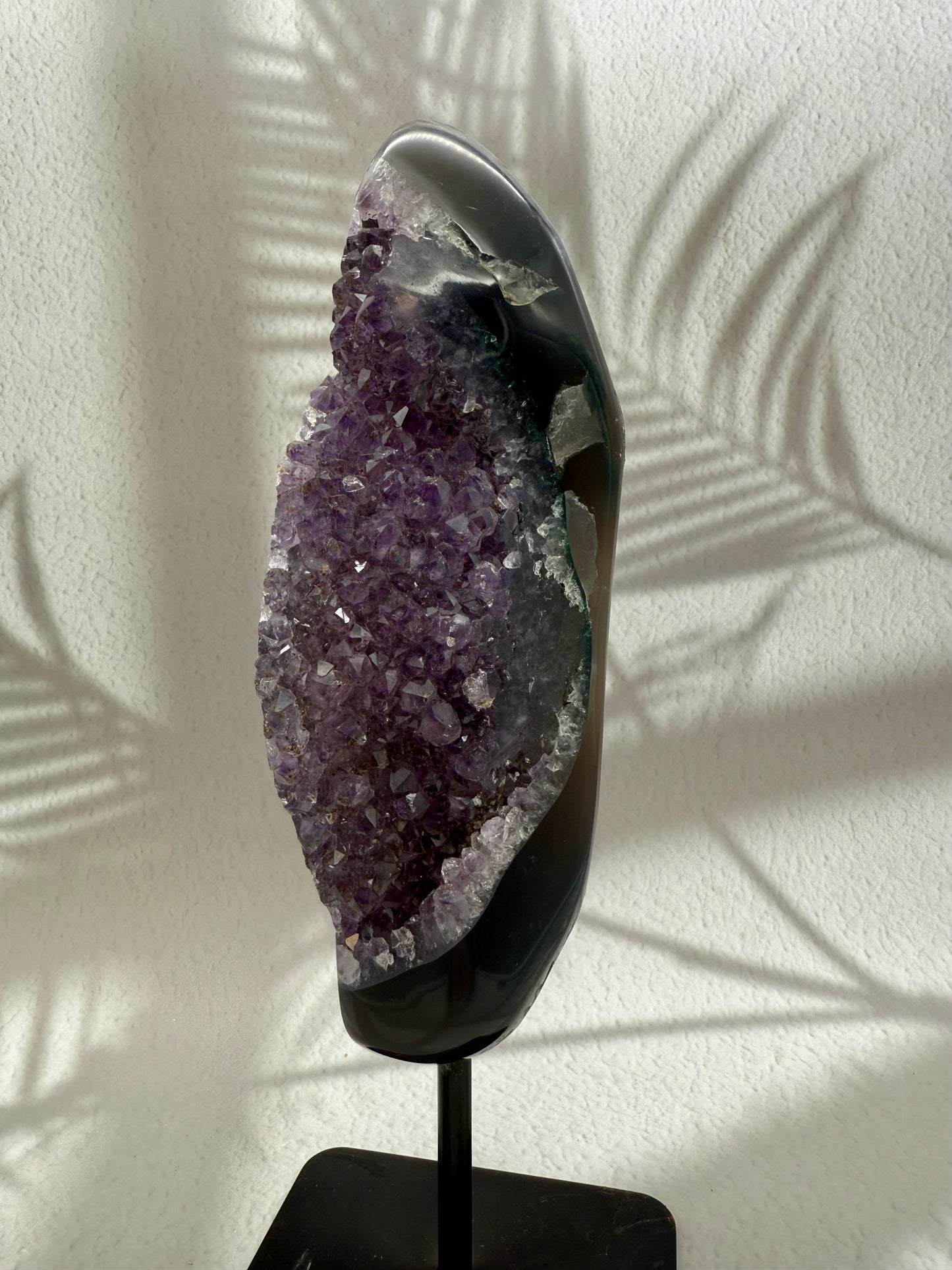 Achat / Amethyst auf Ständer