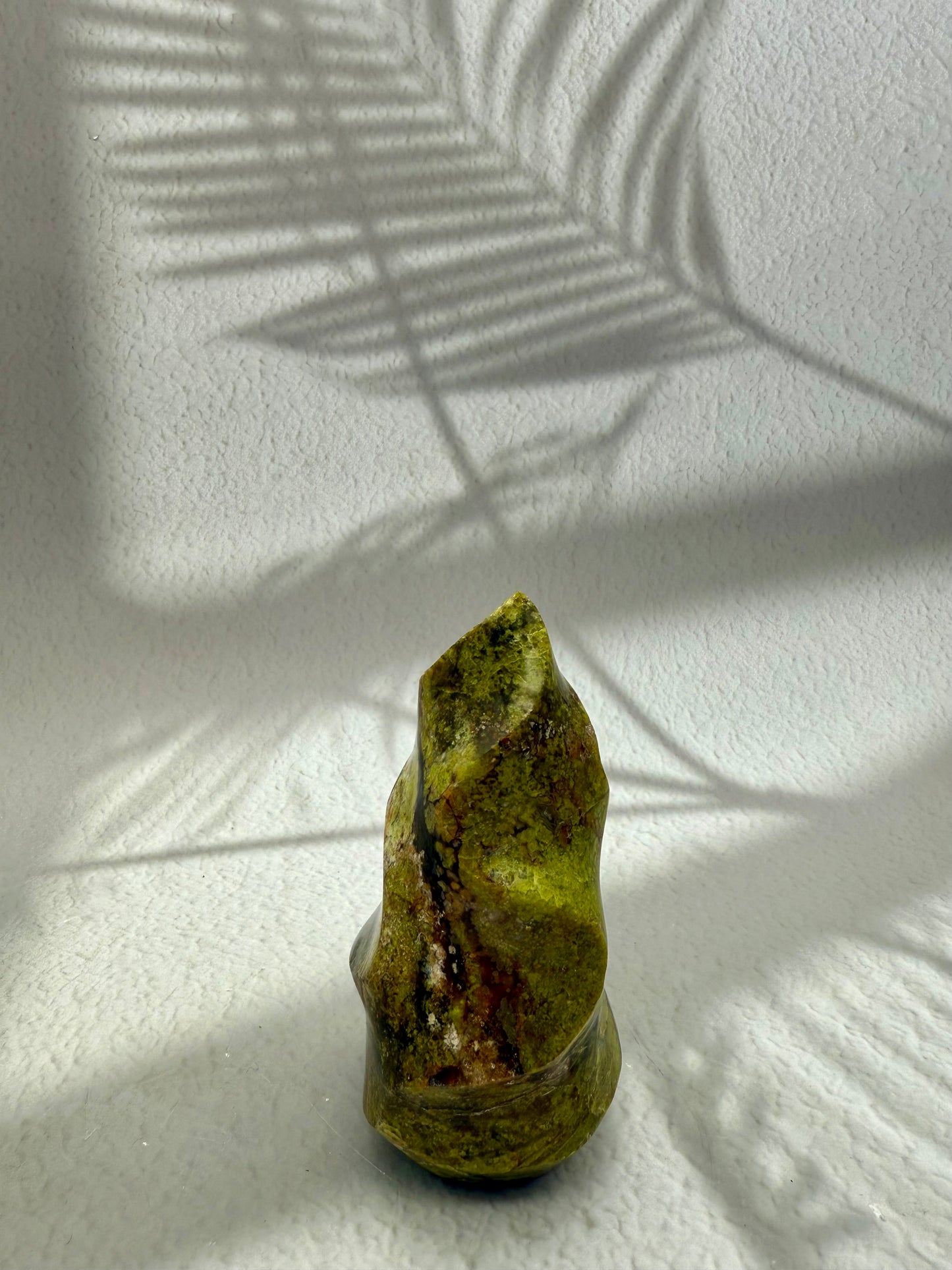 Grüner Opal - Flamme