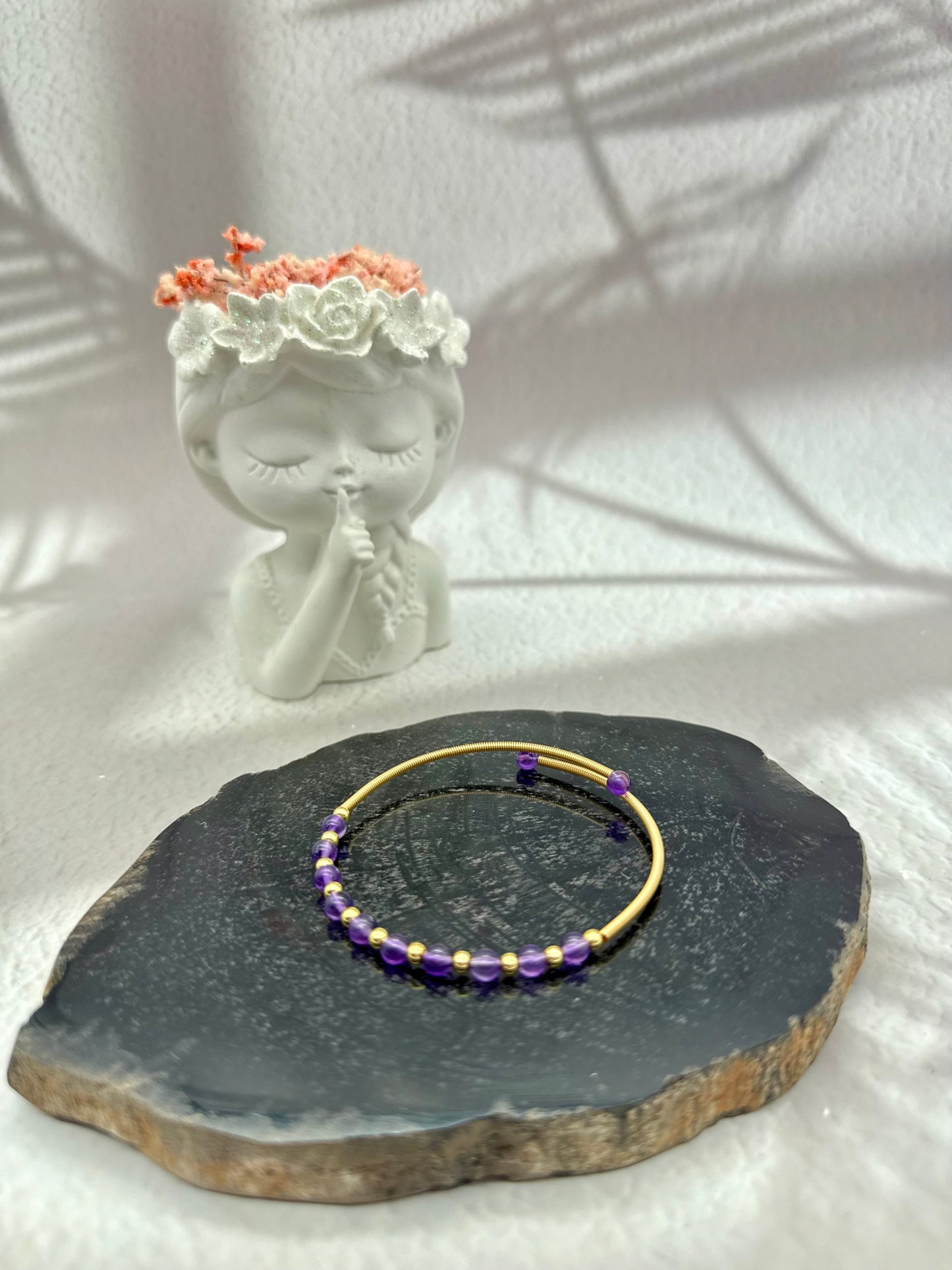 Amethyst Kreolen Armband