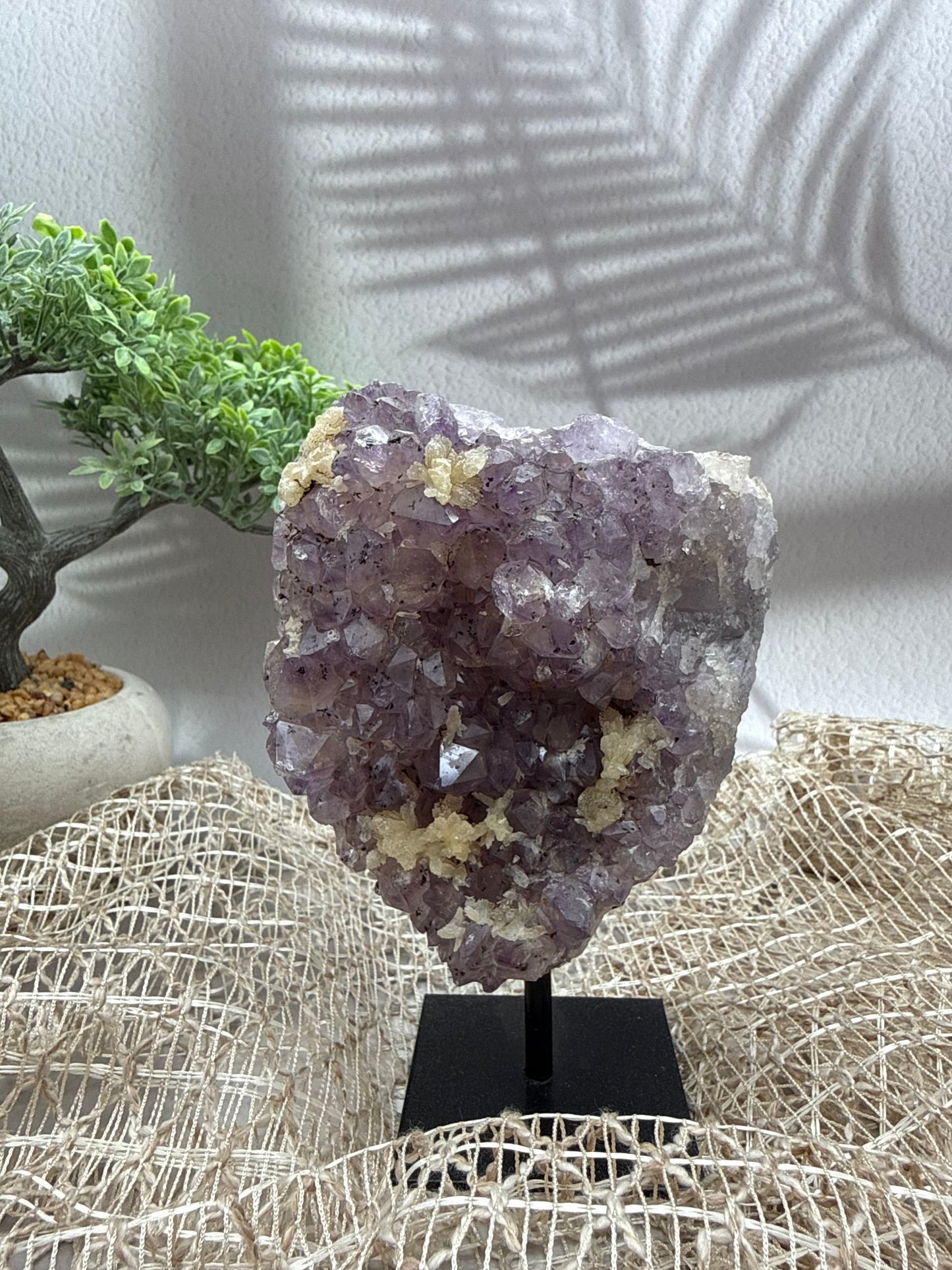 Amethyst mit Calcit - I
