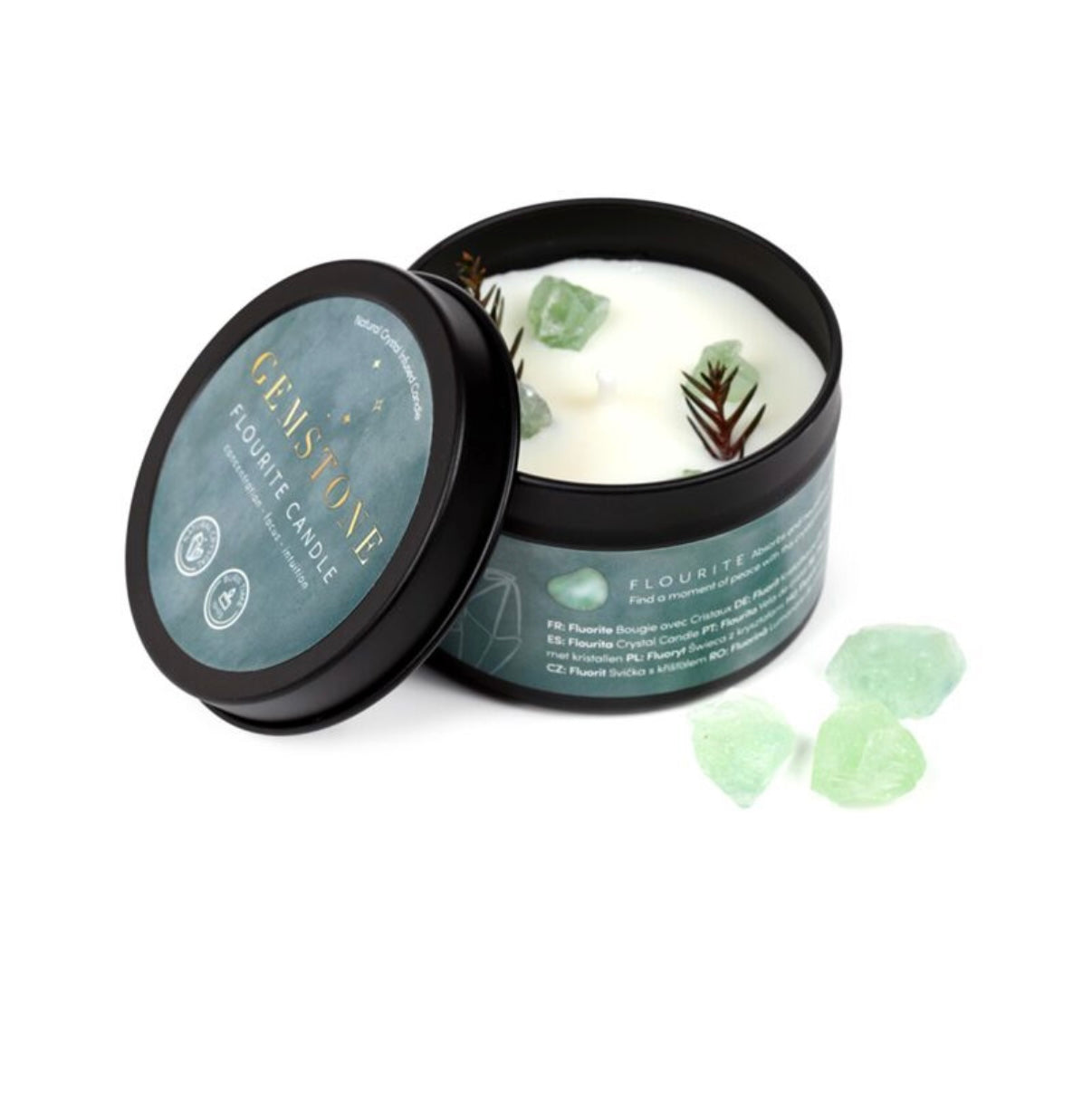 Sojawachs-Kristall-Kerzen