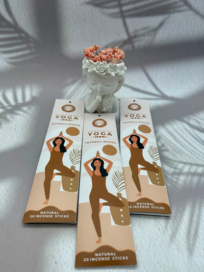 YOGA Räucherstäbchen - Tranquil Woods (Holzig)