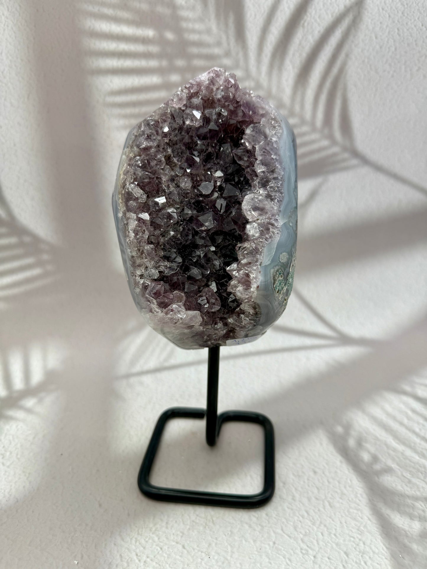 Achat - Amethyst Druse auf Ständer