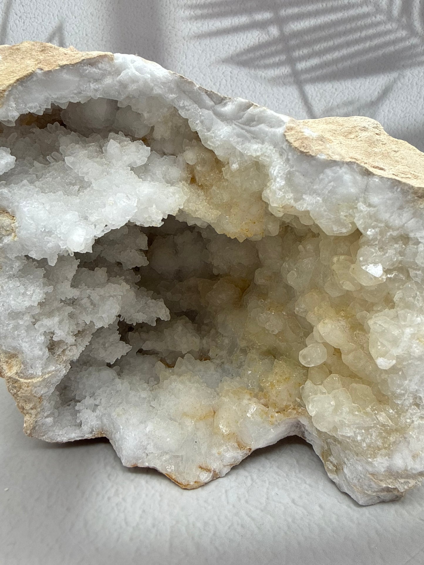 Quarz Geode mit Eisen - 4,0kg