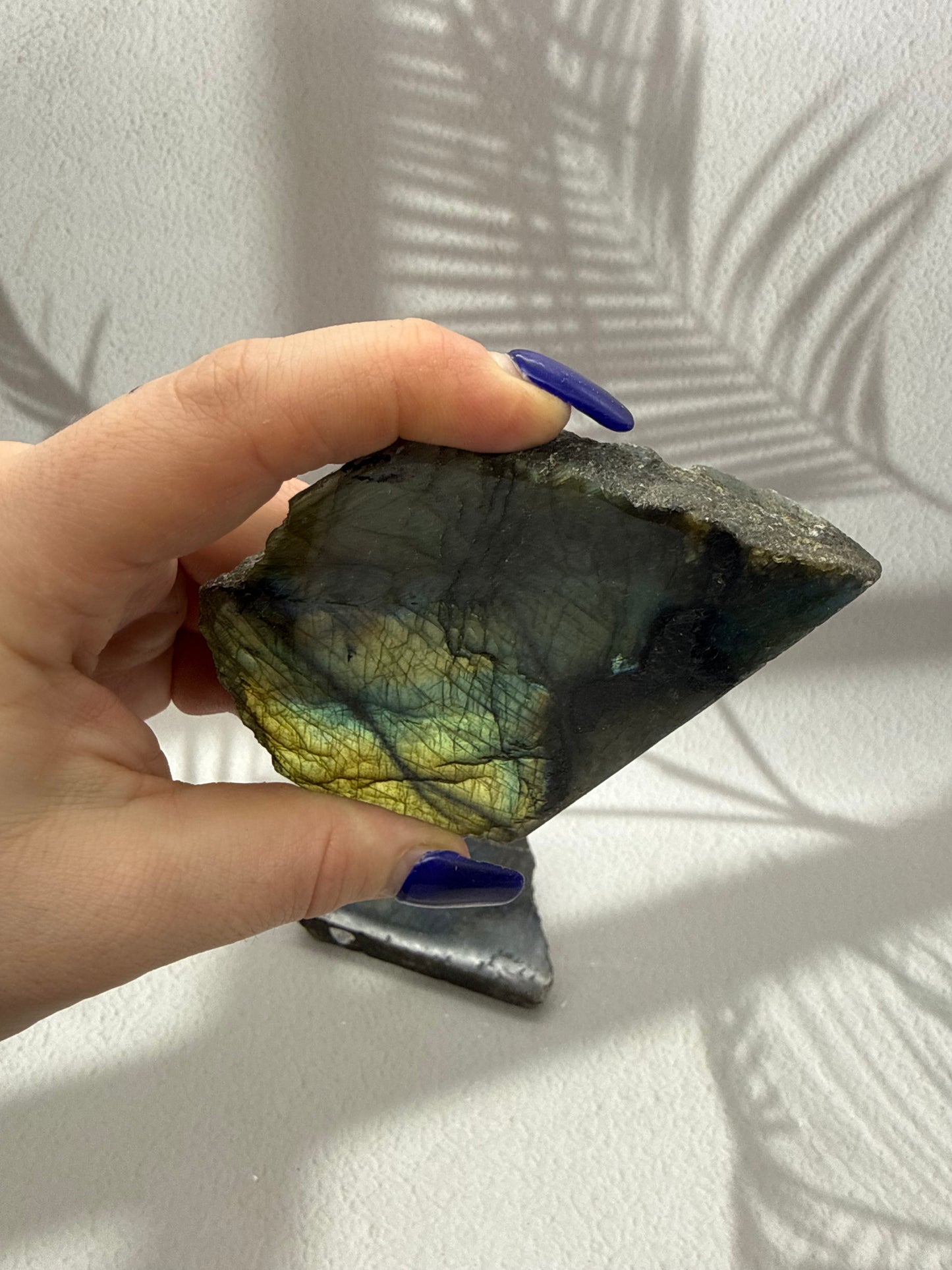 Labradorit Stücke poliert