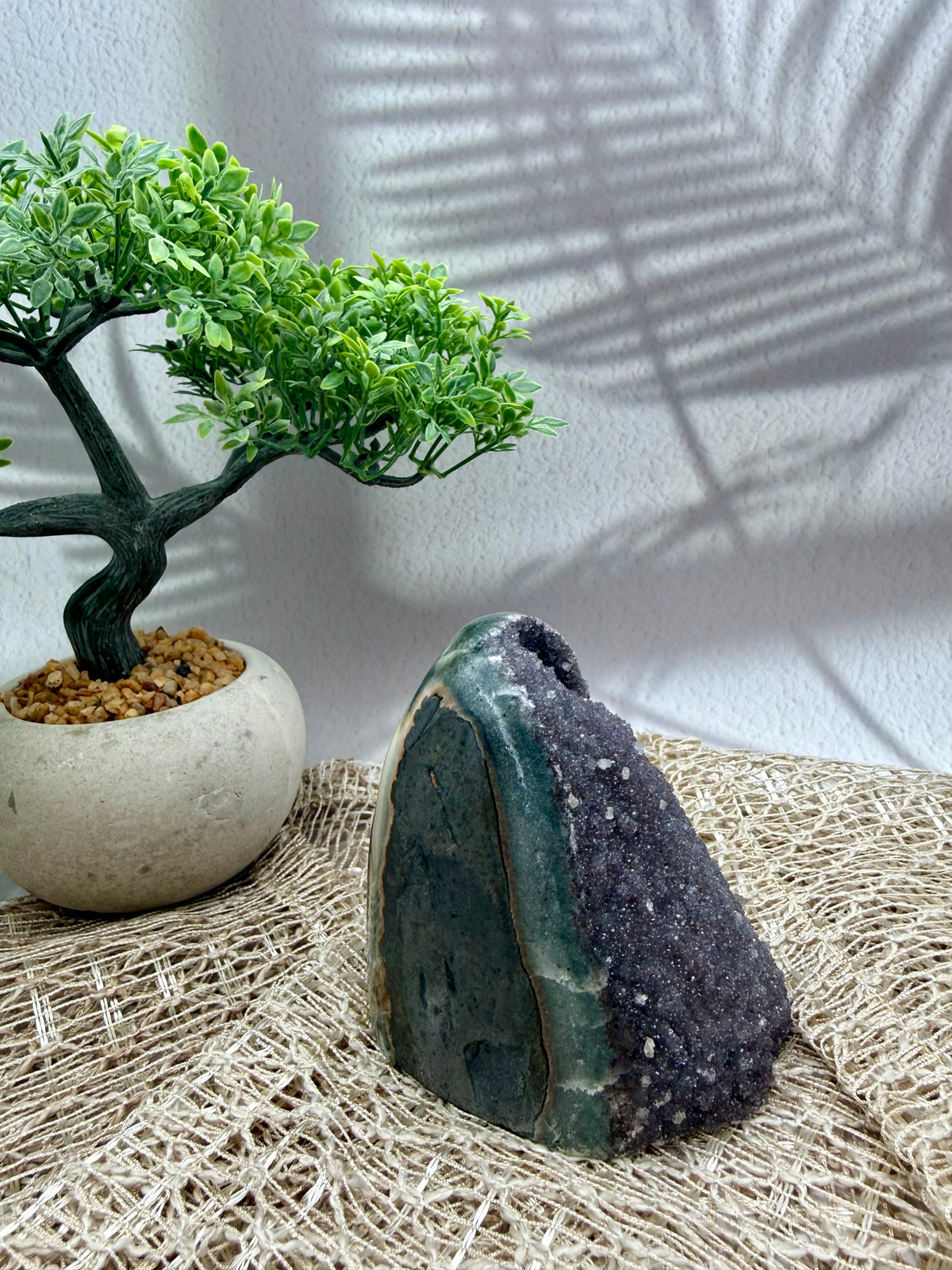 Amethyst Druse - lila/rötlich