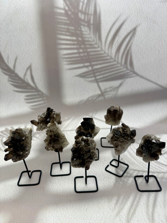 Rauchquarz mini auf Ständer