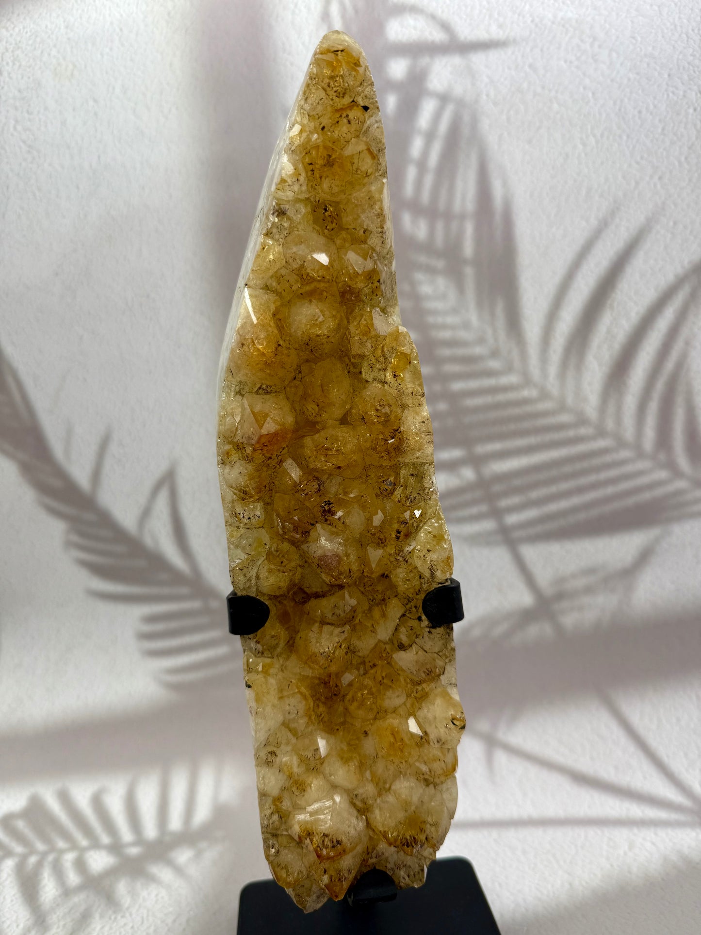 Gebrannter Citrin auf Ständer AAA