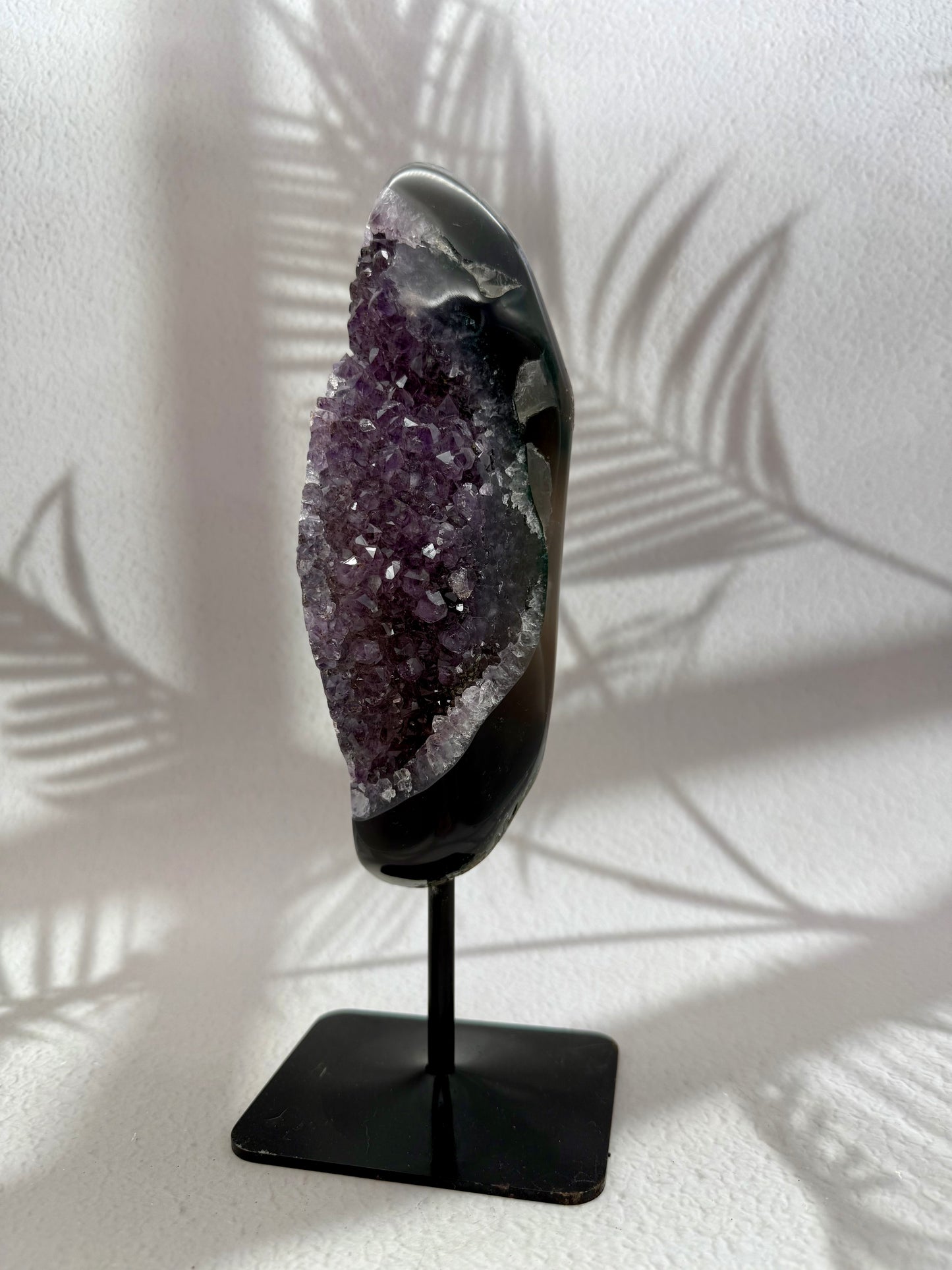 Achat / Amethyst auf Ständer