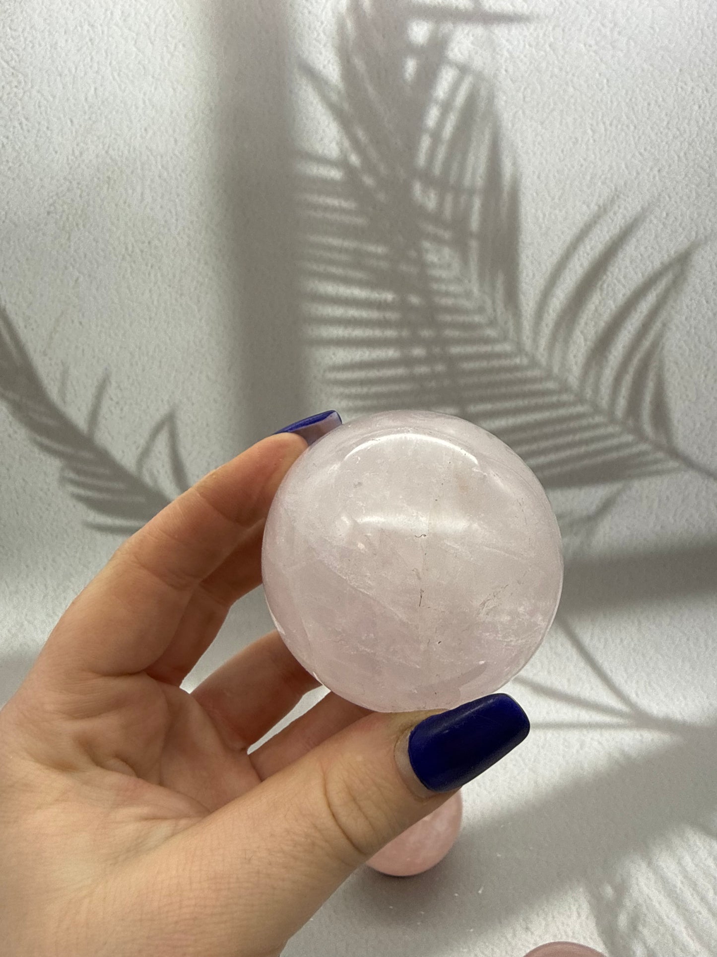 Rosenquarz Kugel 1-3