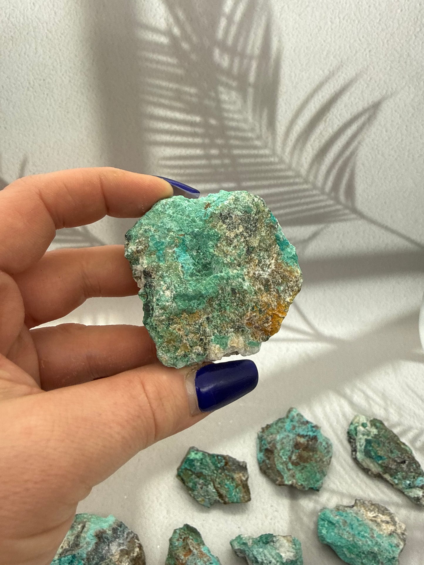 Chrysokoll Rohstücke Rarität