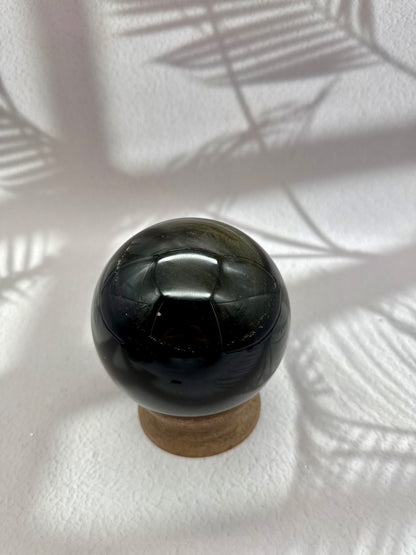 Obsidiangold Kugel - 1,3kg