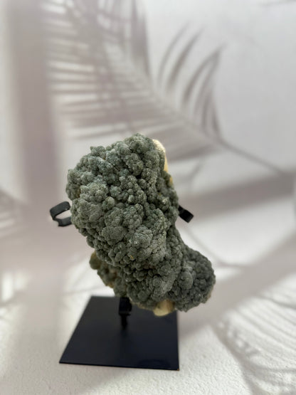 Grüner Amethyst / Prasiolith auf Ständer